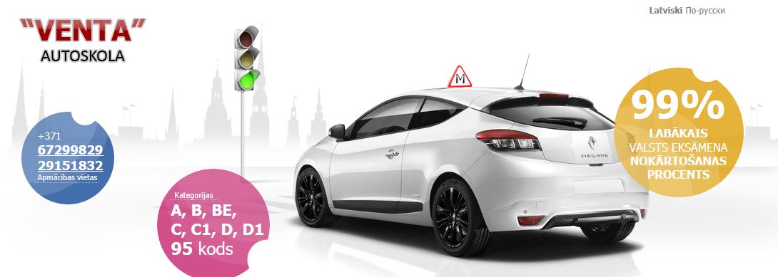 Venta melo par statistikas procentu mājaslapā